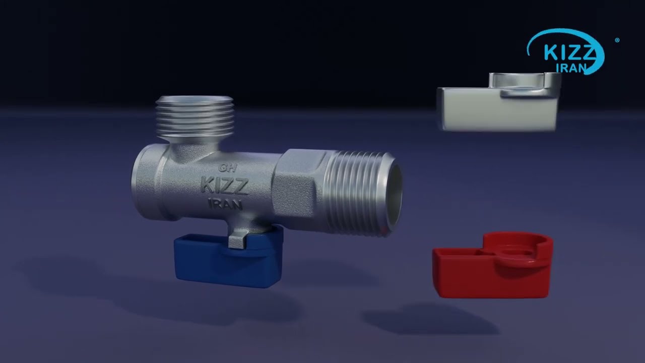 KIZZ IRAN Angle Valve/شیر پیسوار کیز ایران