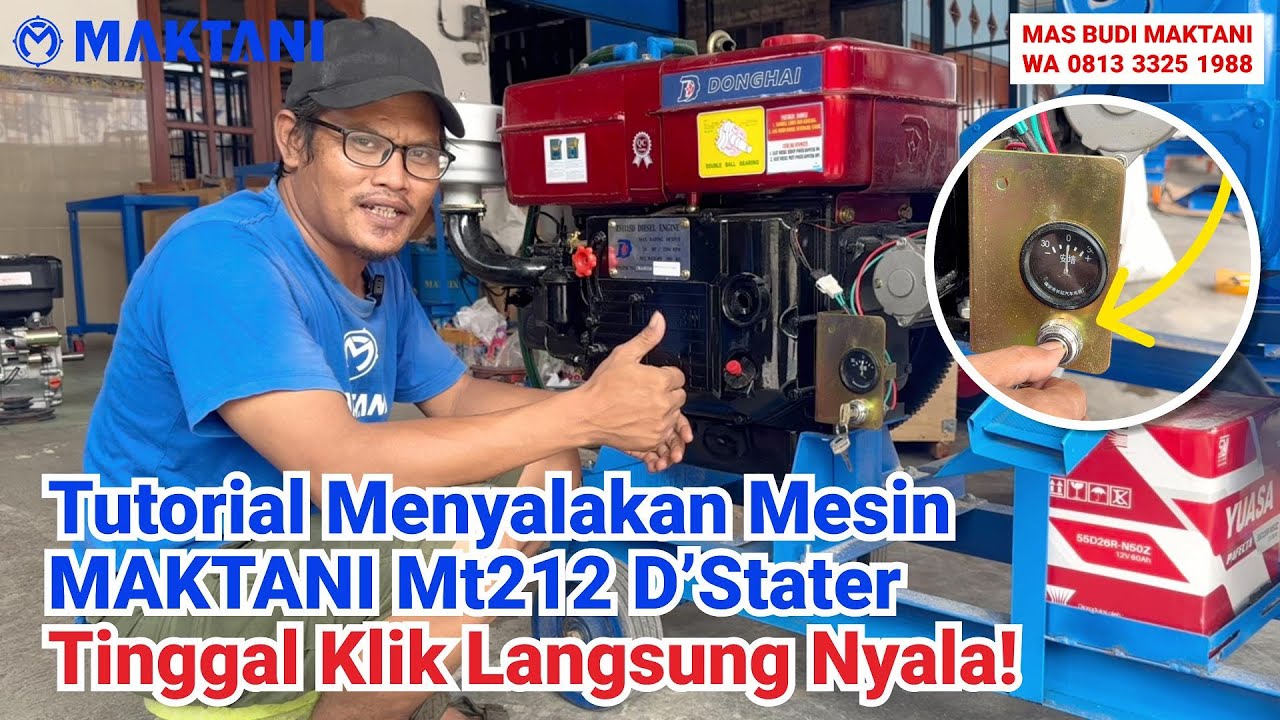 Watch Until the End! Tutorial on How to Start the Maktani MT212 DStater Solar Rice Milling Machine