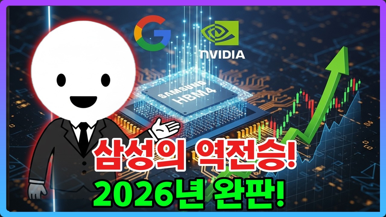 구글의 최종 선택 삼성이 돌아왔다! HBM4 세계 최초 양산, 엔비디아의 판도까지 뒤흔든 결정적 이유