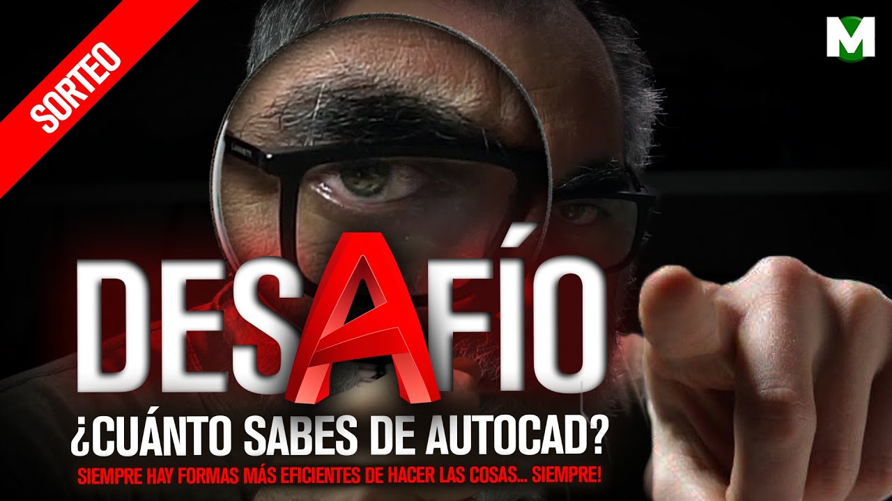 ¡DESAFÍO! ¿Cuánto SABES de AutoCAD??? Siempre hay formas más eficientes de hacer las cosas.