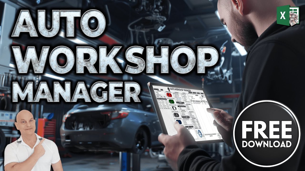 How To Manage An ENTIRE Auto, Vehicle & Car Workshop With Excel + FREE SOFTWARE