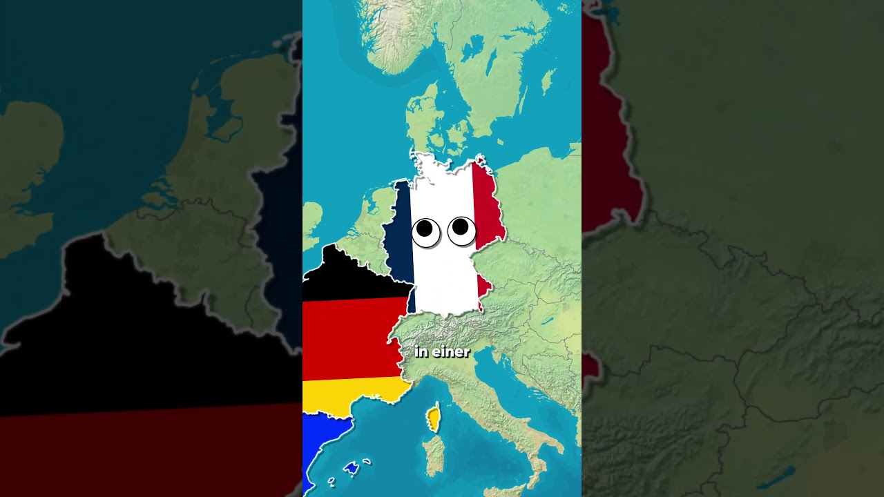 Was w&uuml;rde passieren, wenn Deutschland und Frankreich ihre Pl&auml;tze auf der Landkarte tauschen w&uuml;rden?