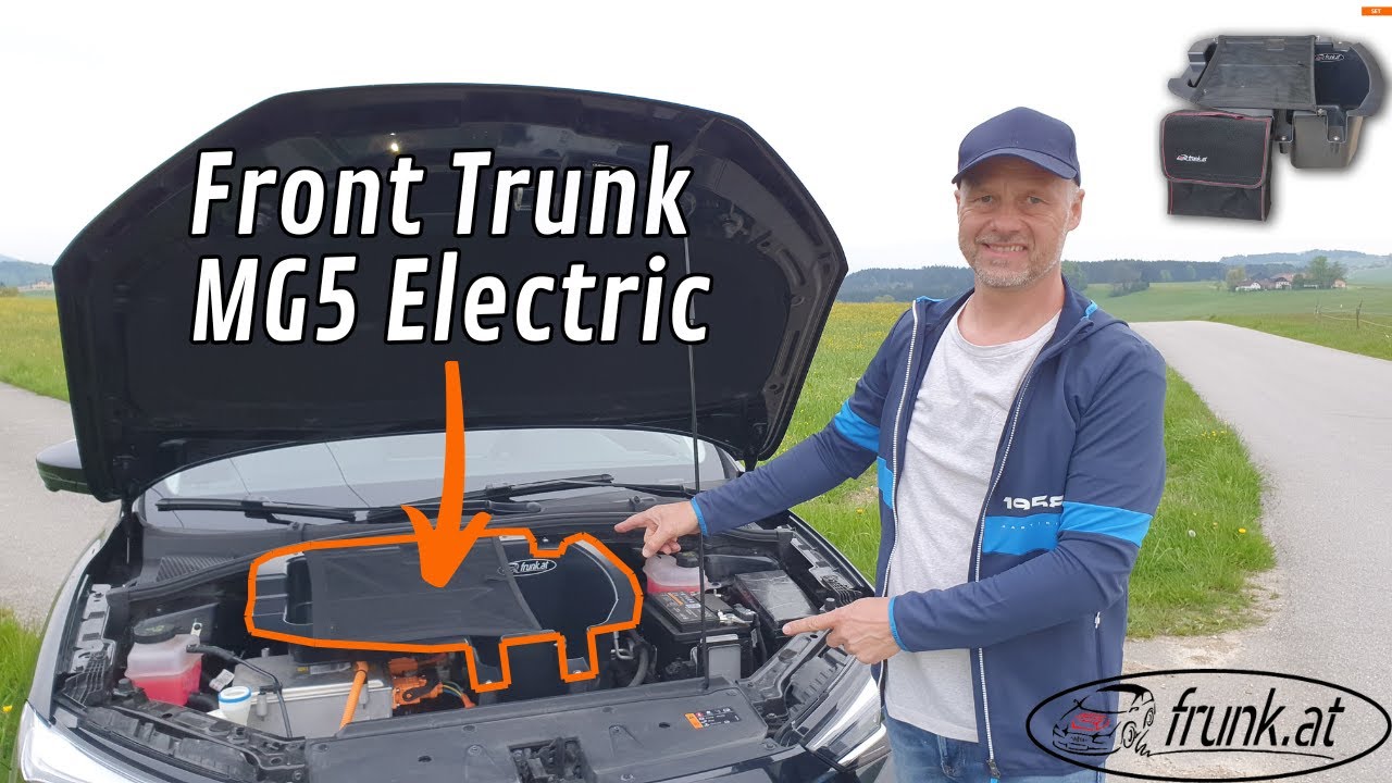 MG5 Electric front trunk (frunk) installation instructions | much more storage | Frunk.at