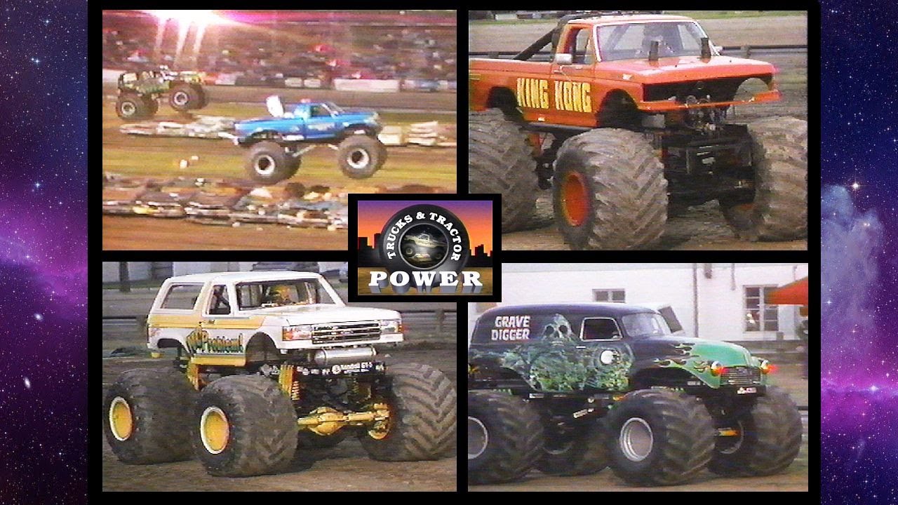 1990 TRUCKS & TRACTOR POWER! TNT MONSTER TRUCKS! BOWLING GREEN OHIO, SHOW #2!