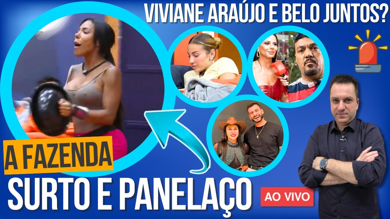 🚨A FAZENDA 17: CAROL SURTA COM PANELA, MARIA TEME BOSTA NA CAMA, MESQUITA ARMADO, BELO E VIVI CHOCAM