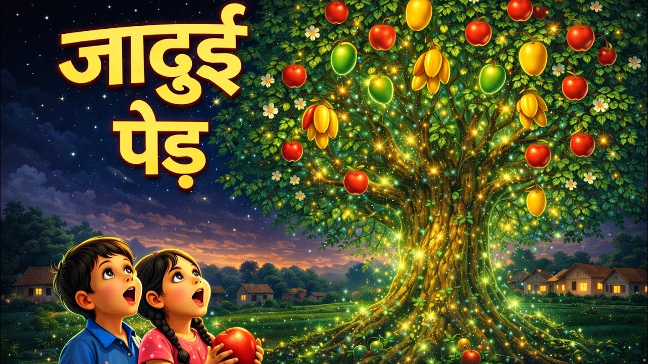 गाँव का जादुई पेड़ | जिसने सबको दी जिंदगी की सबसे बड़ी सीख ,| Moral Story | Hindi story | kids | #yt