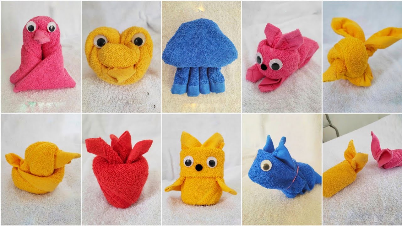 How to make towel animals - towel art | towel animal folding