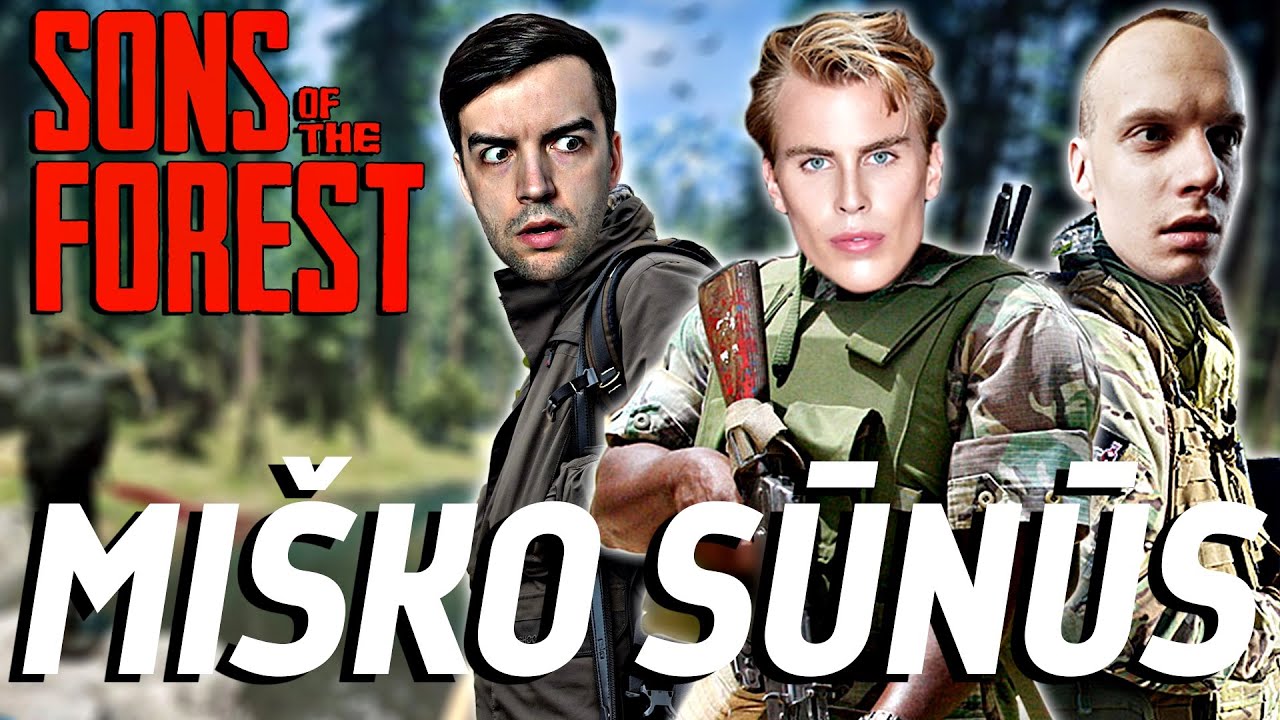 BANDYSIME IŠGYVENTI MIŠKE | Sons of The Forest su @Lauryzz ir @cestovas #1