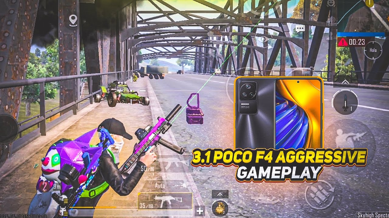 3.1 Update POCO F4 TEST 🔥 AGGRESSIVE GAMEPLAY 💥 | POCO F4 5G TEST | Smooth +  Extreme | PUBG MOBILE
