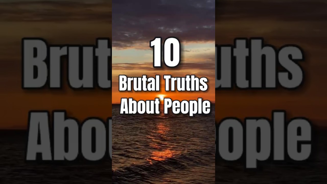 10 Harsh Truths About People You Must Accept | Stoic Wisdom#stoicism#shortvideo