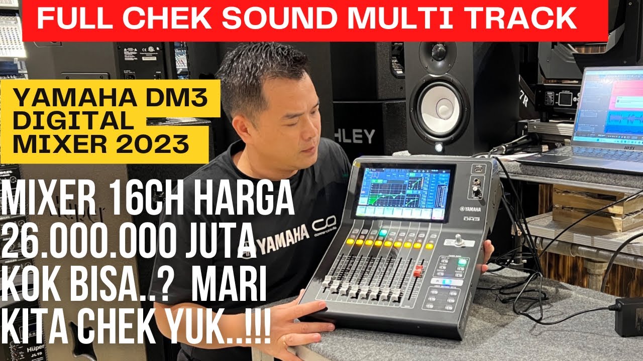 Baru..!!  YAMAHA DM3 MIXER DIGITAL 2023 // HARGA 26.000.000 Kok Bisa..?