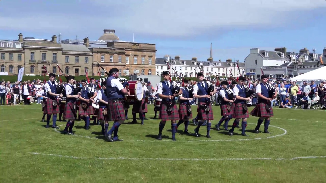 1st Troon Boys' Brigade Pipe Band 2017 - Grade 3 Competition - Ayr Low Green - [4K/UHD]