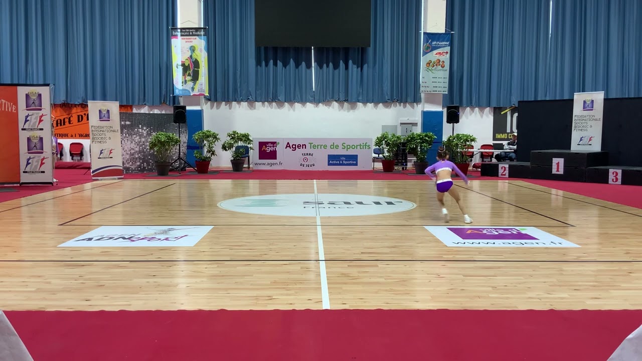 AEROBIC Novice Cadet SF - CHOVIN Mila (UG Aix-les-Bains)