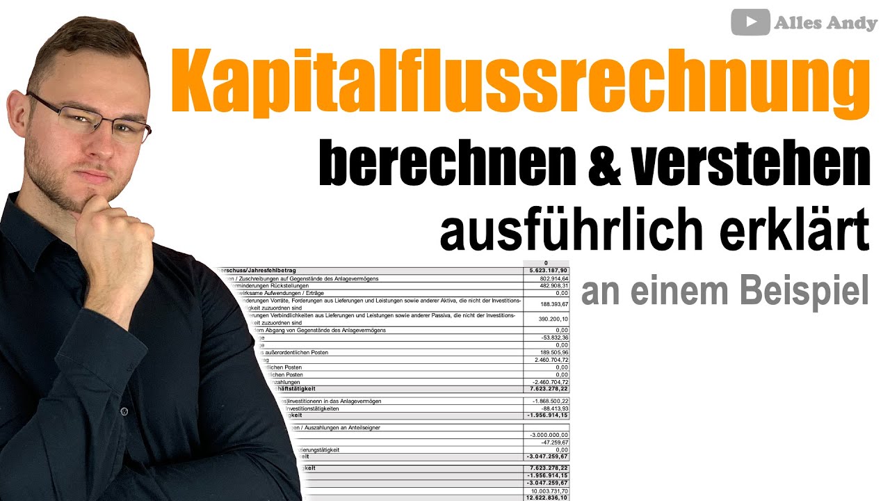 Kapitalflussrechnung: Komplett erklärt mit Beispiel