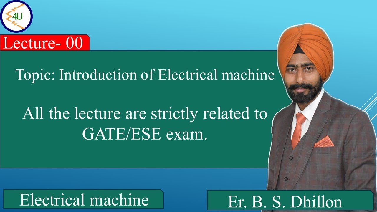 Lec-00 Introduction of Electrical machine