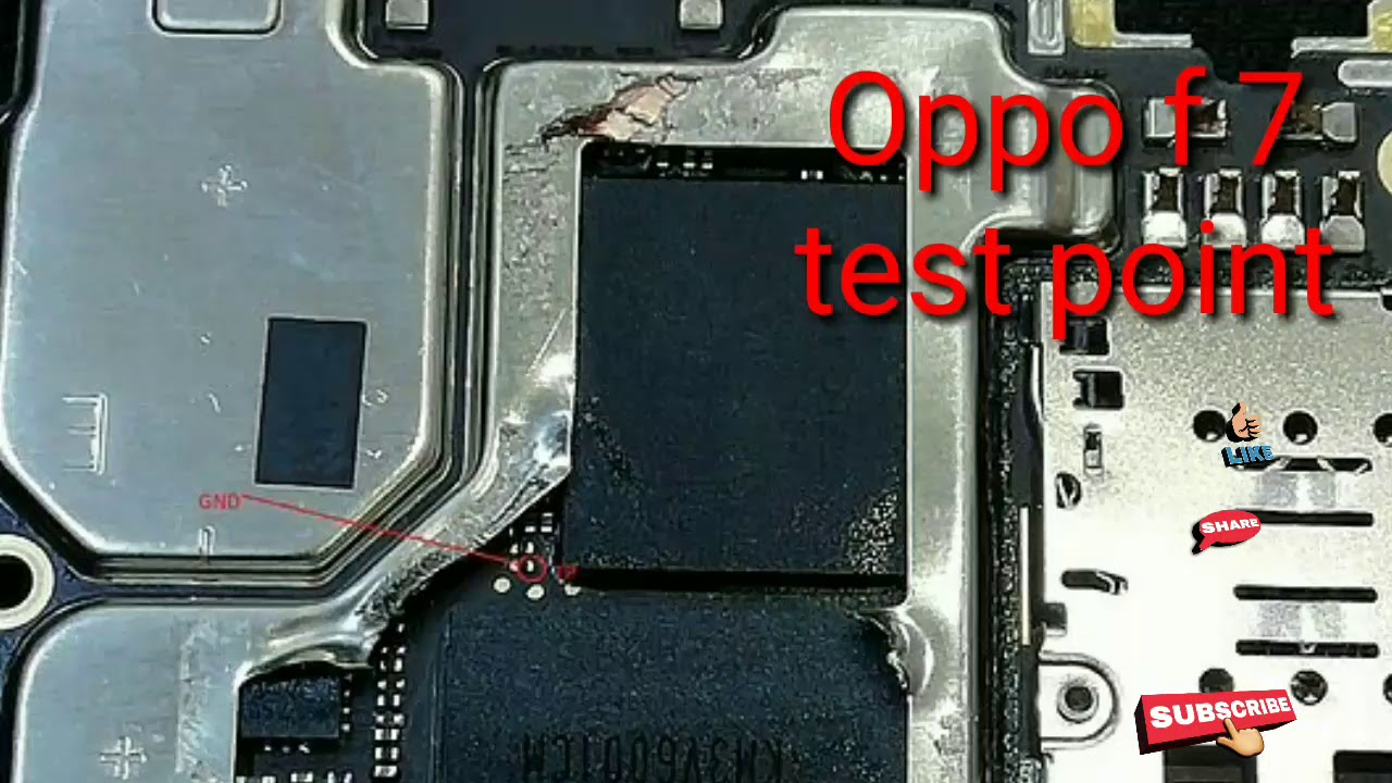 Oppo f 7 test point (cph-1819)