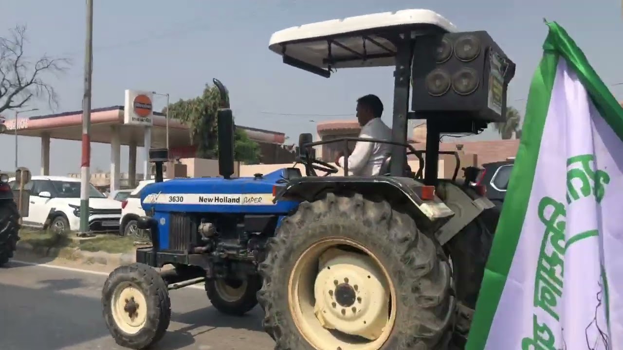 किसान मज़दूर जनक्रांति रैली भारतीय किसान यूनियन चडुनी |  Kisaan Anthem | Pundri Haryana 