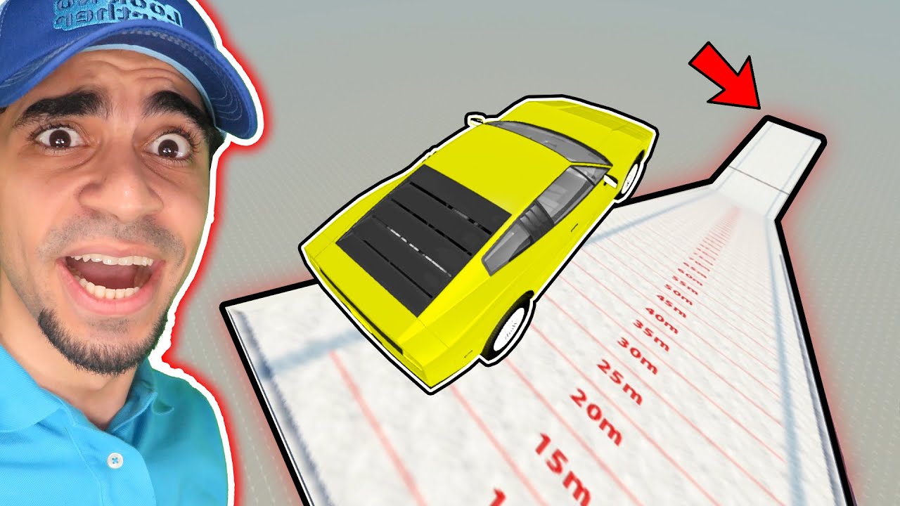 تحدي قفزات مجنونة لن تصدقها | BeamNG Drive !!