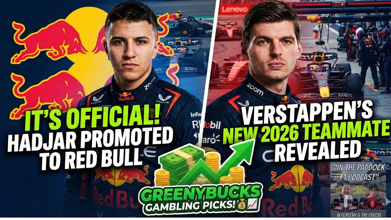 RED BULL'S NEW 2026 DRIVER! Isack Hadjar Promotion CONFIRMED + HUGE Greenybucks F1 Picks