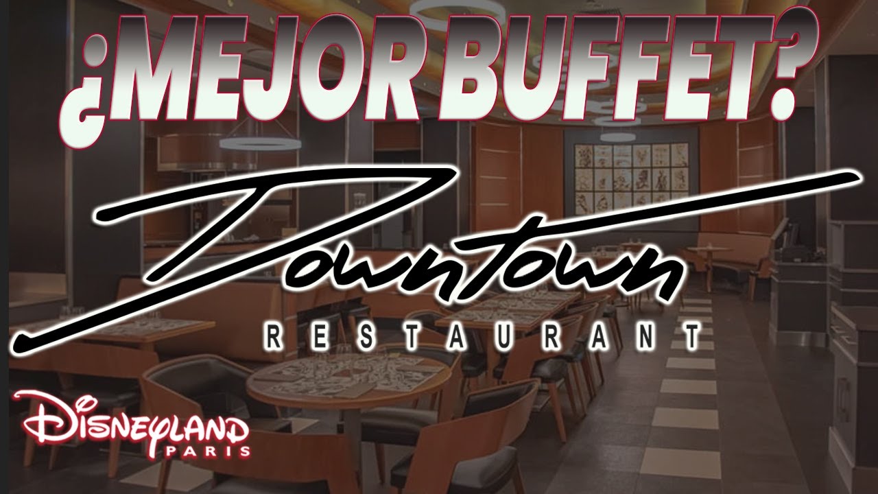 Buffet Downtown Restaurant MARVEL🍔🍣🍤 Hotel New York-The Art of Marvel Disneyland Paris 👌