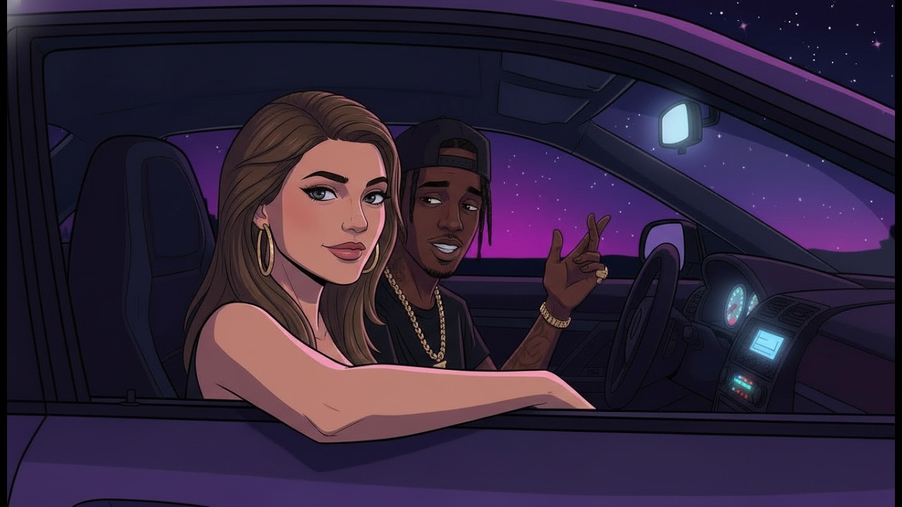 Neon Drift 420 — Smooth Streets | Chill Rap Night Drive #3 (1 Hour Mix)