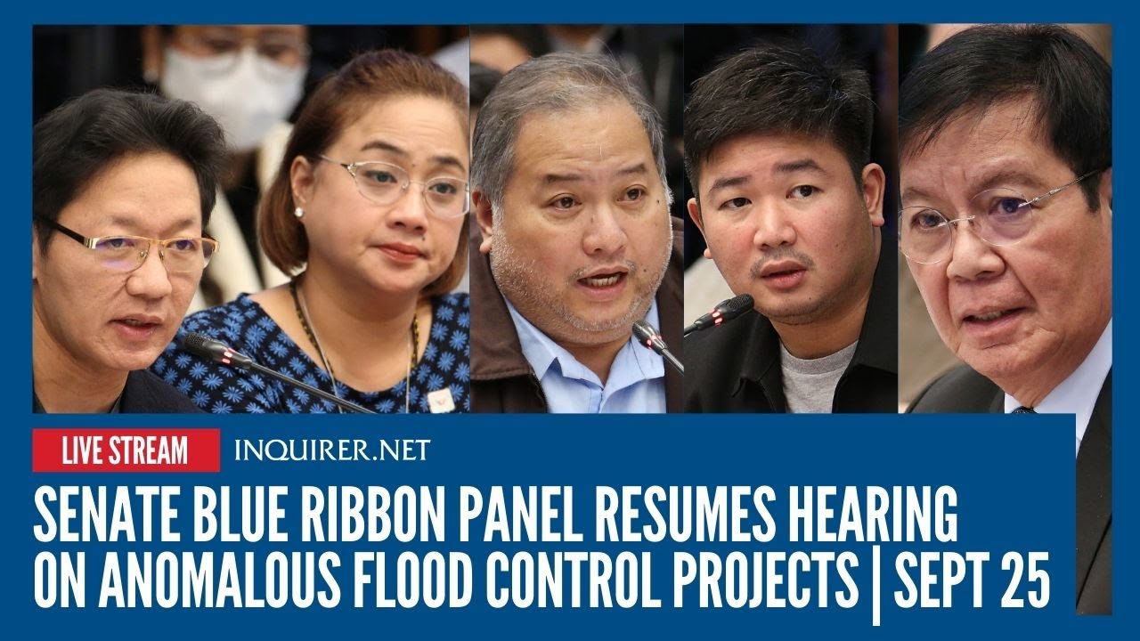 LIVE: Senate blue ribbon panel resumes hearing on anomalous flood control projects | Sept 25