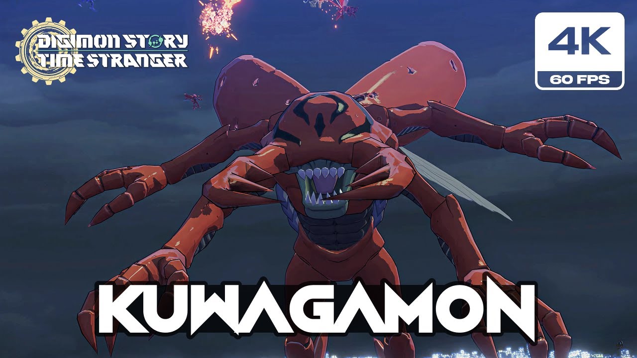 Digimon Story: Time Stranger - Kuwagamon Boss Fight (4K 60 FPS PC)