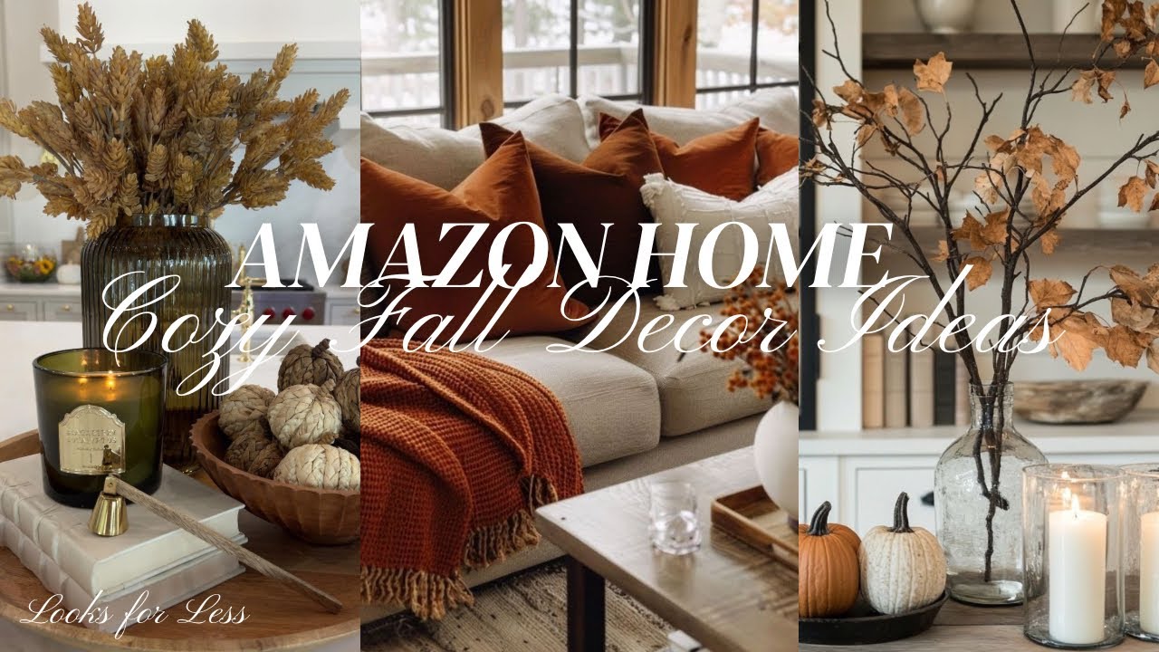 Designer Inspired Amazon Home Fall MUST HAVES! Luxury Modern Home Decor Finds & Looks for LESS!