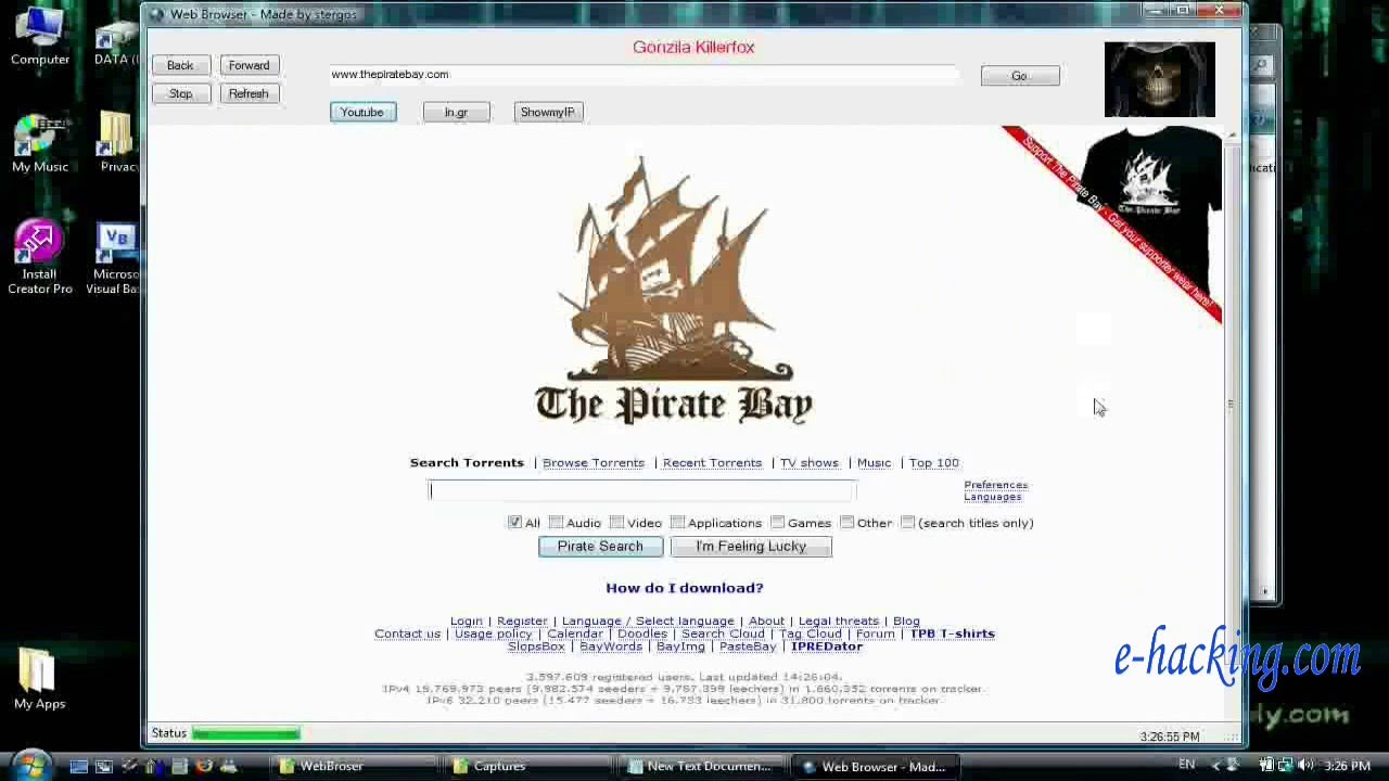 VB How to make a WebBrowser Tutorial (Tech Tips)