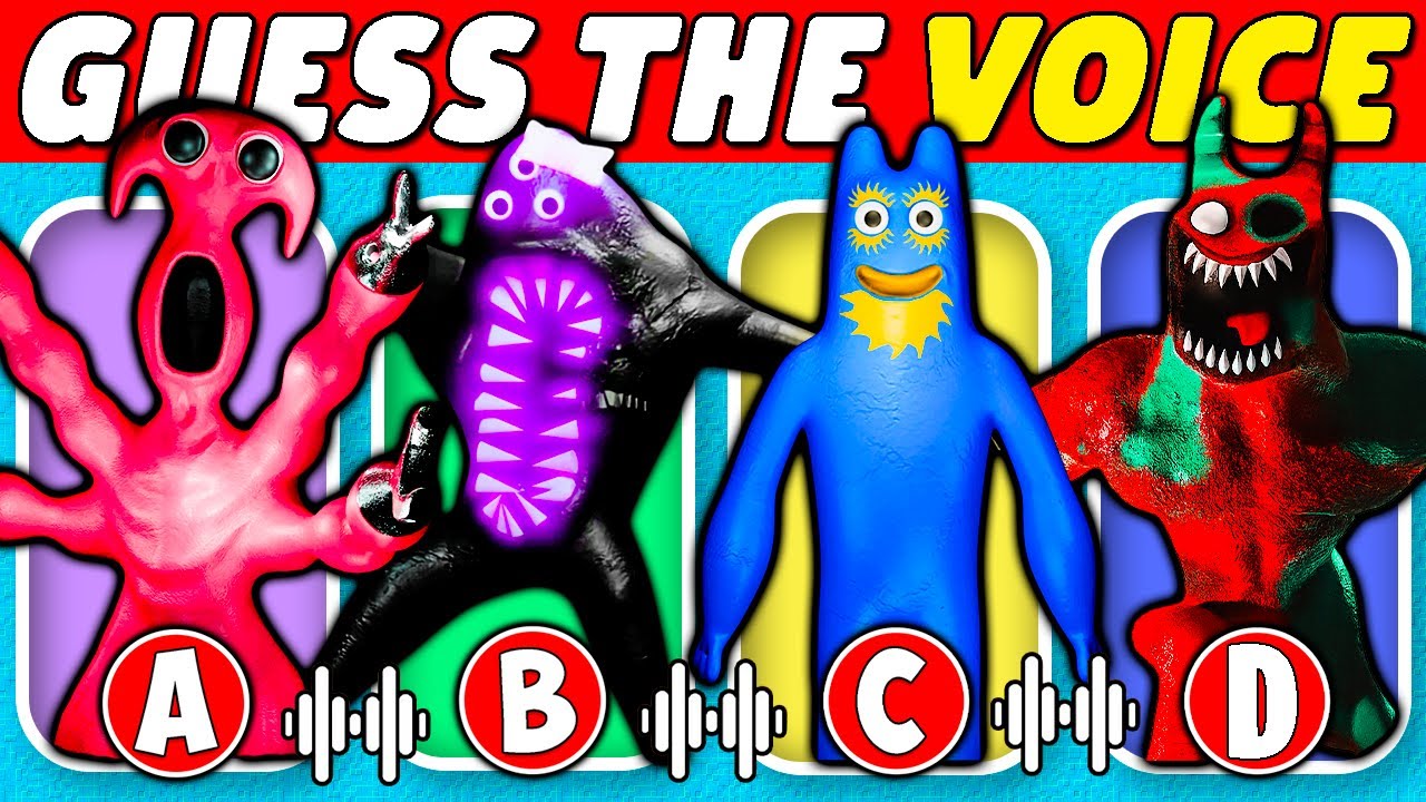 Guess The MONSTER'S VOICE🔊Garten Of Banban 8🌳Flumbo💙Hellish Banban😈Varzah🐺