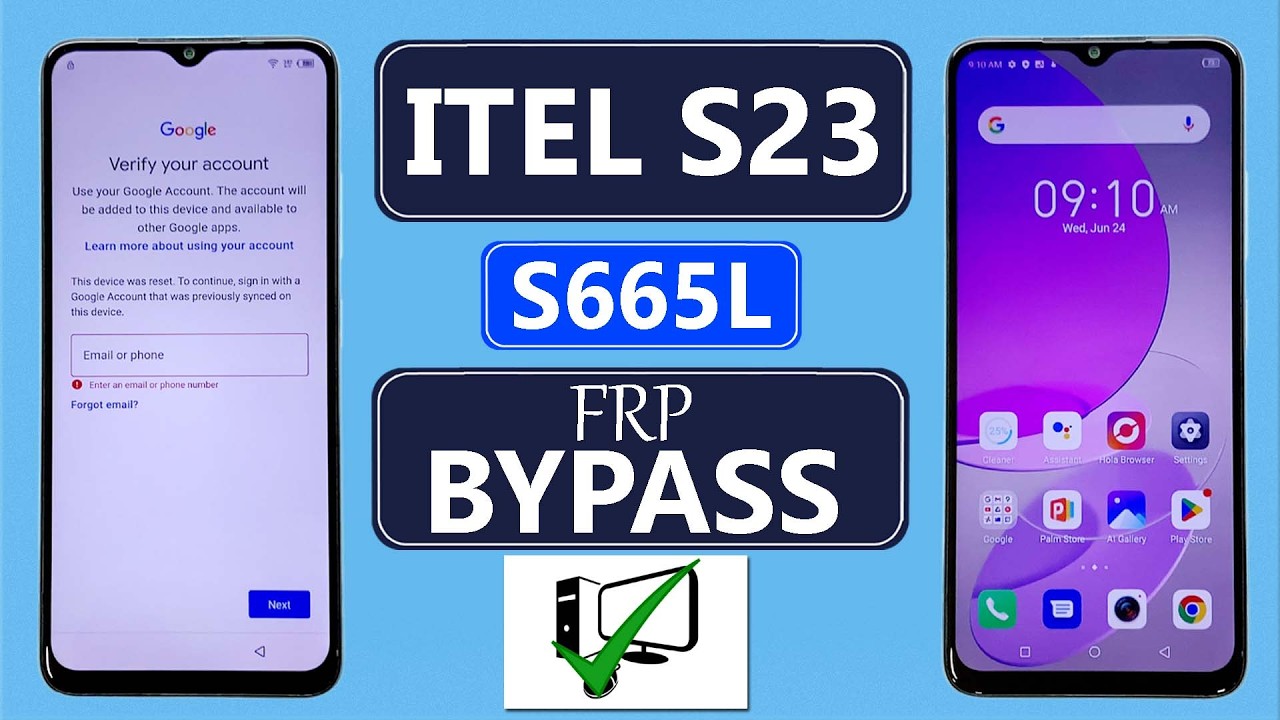 Itel S665l Frp Bypass Android 13✅ Itel S665l Google Account Bypass✅ Itel S23 Frp Unlock✅ New Update✅