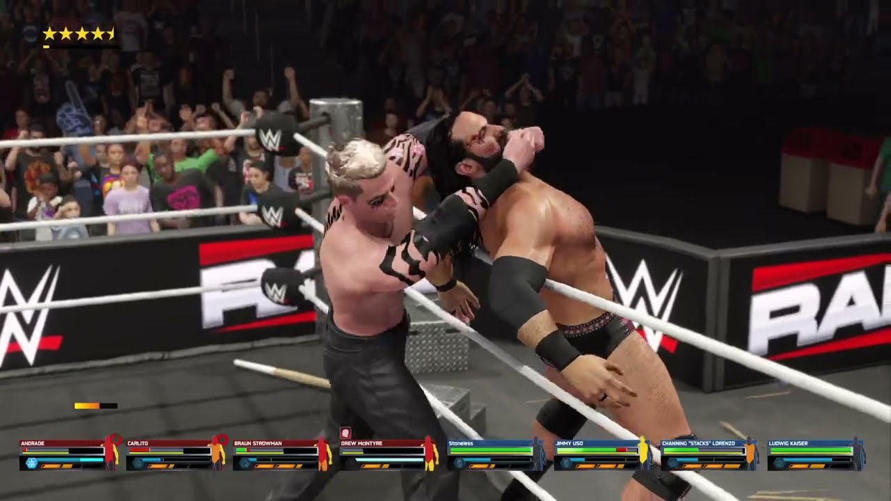 Stoneless Vs Drew McINTYRE BloodLine Rules Match