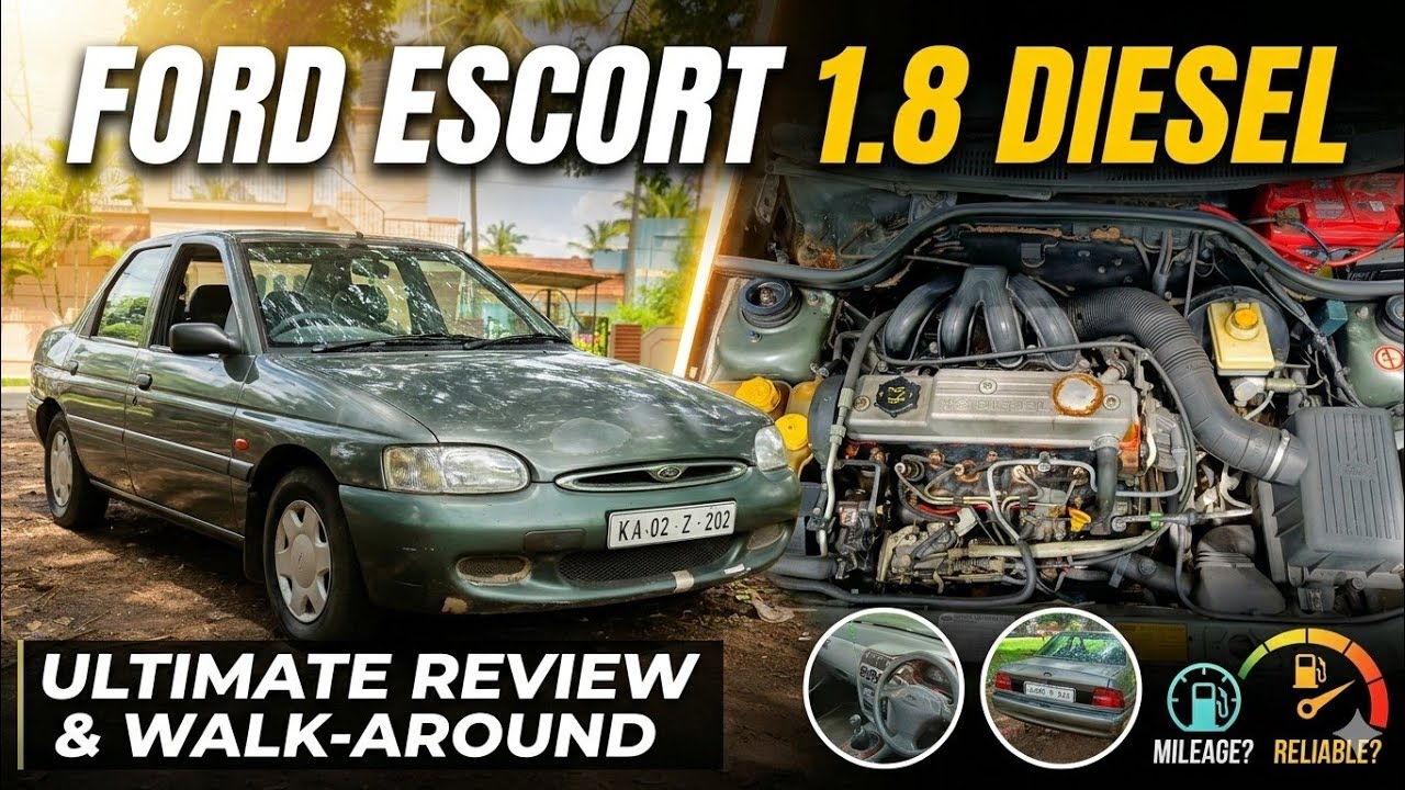 Ford Escort 1.8 Diesel Review – The Forgotten Luxury Sedan