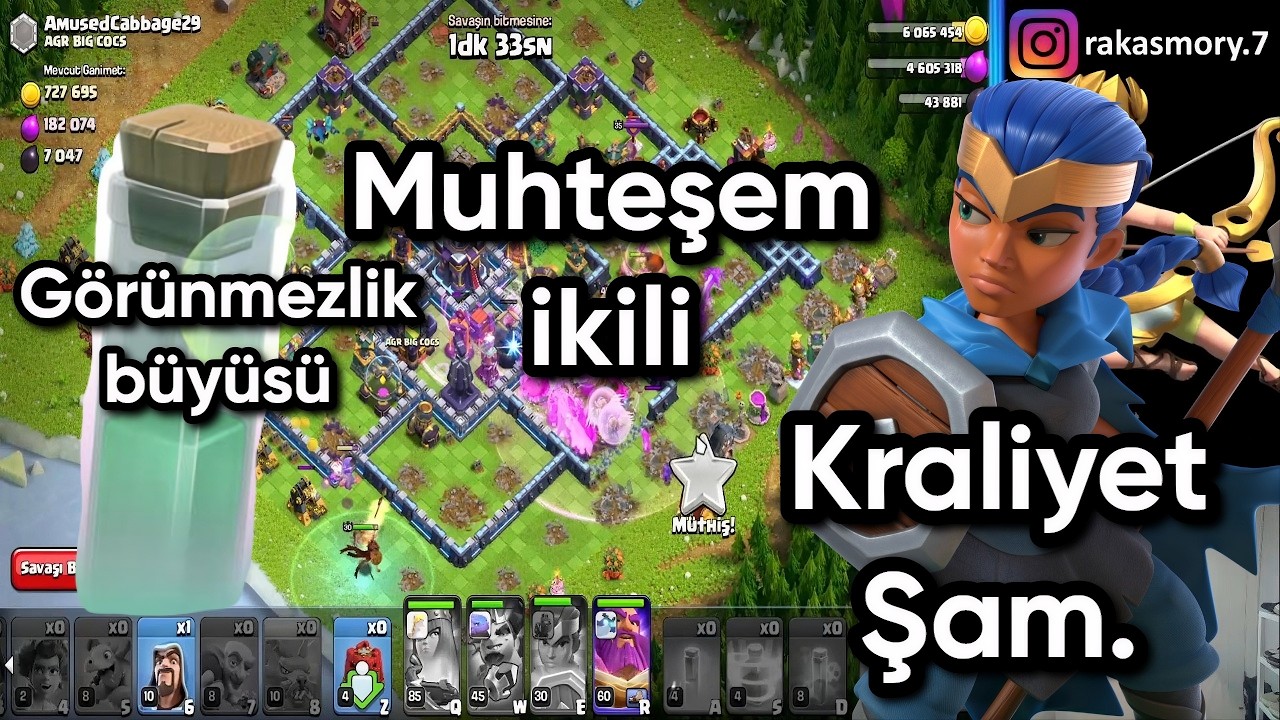 Hile Gibi Saldırı! Kraliyet Şampiyonu Görünmezlik Büyüsüyle Yok Ediyor!