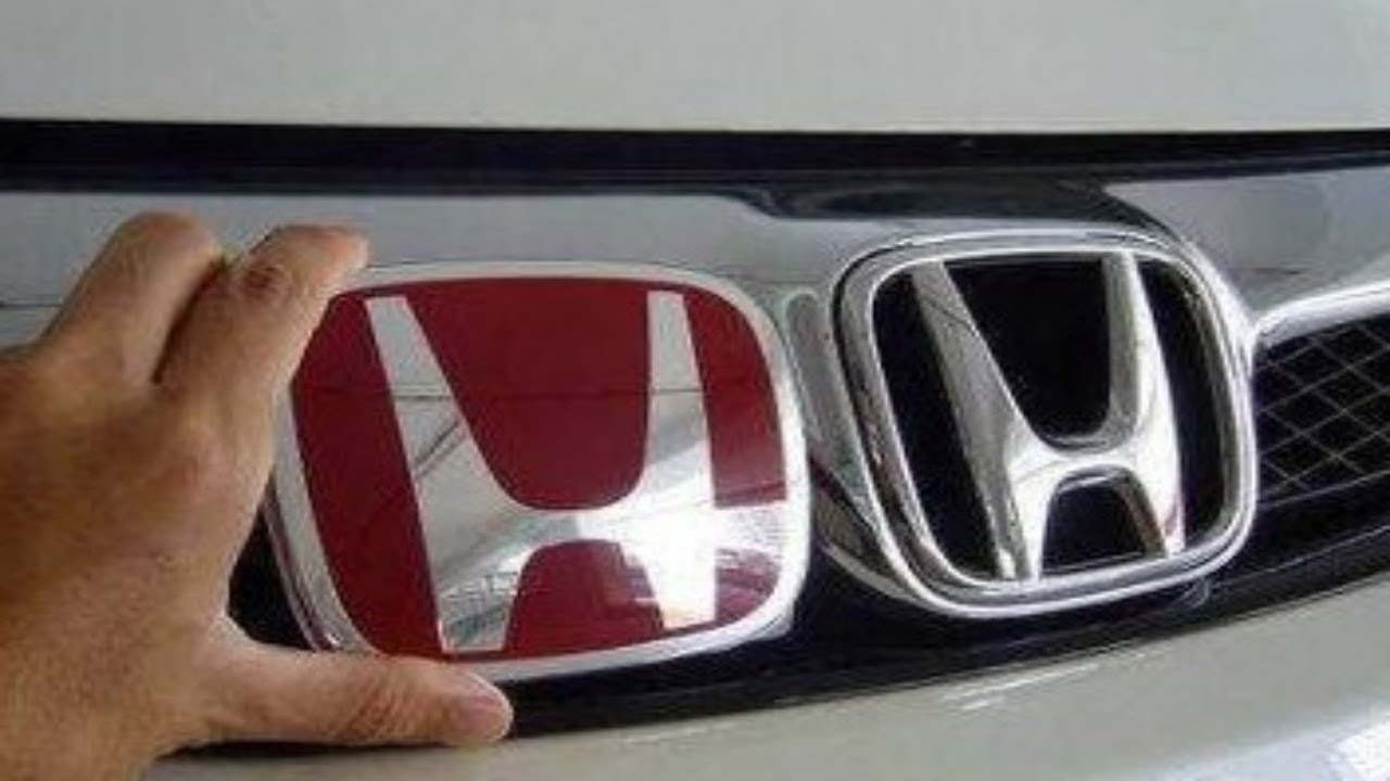Honda Civic Fc5 Kırmızı Logo Montajı,Şnt garage Oto Aksesuar Tuning
