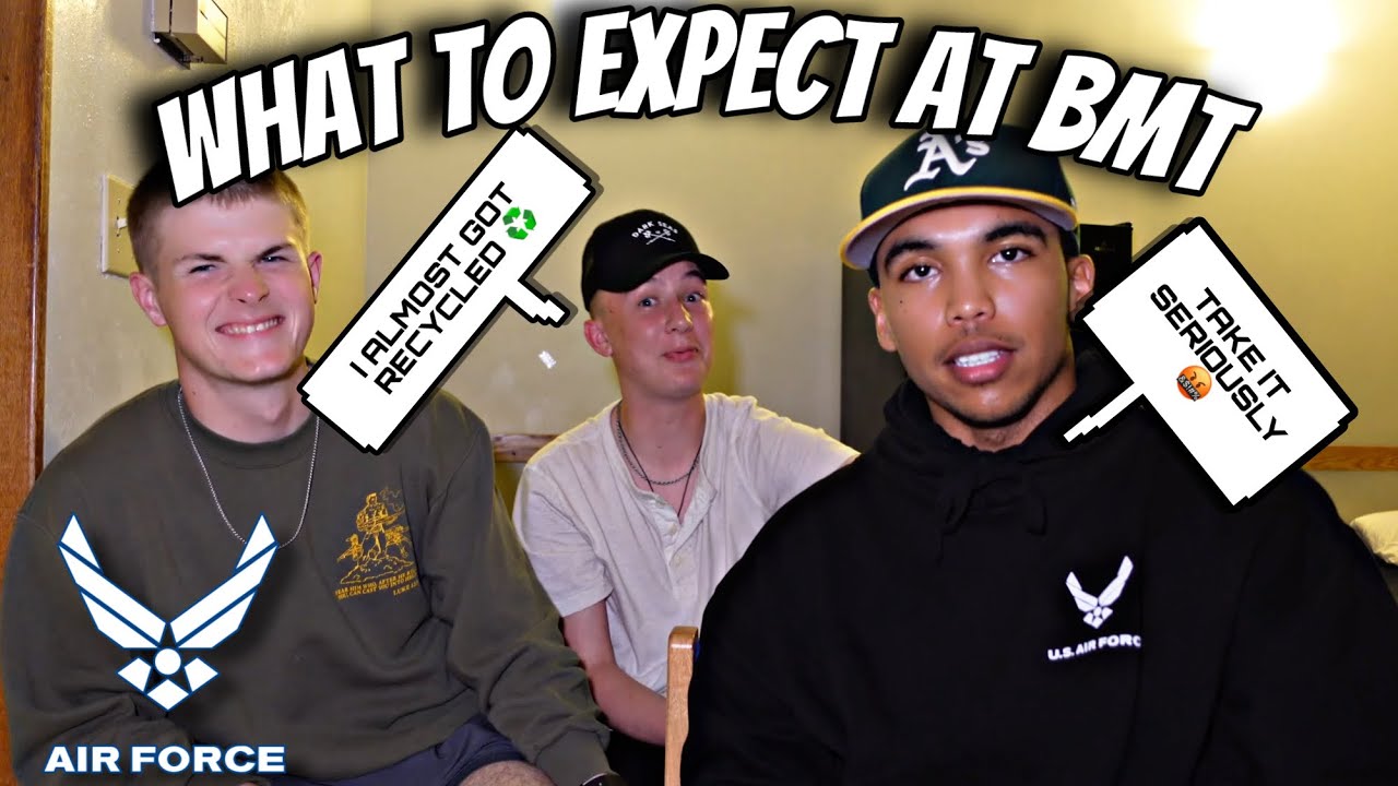 WHAT TO EXPECT AT AIR FORCE BMT😱…( MUST WATCH !) PT TEST,RECYCLING,and MORE
