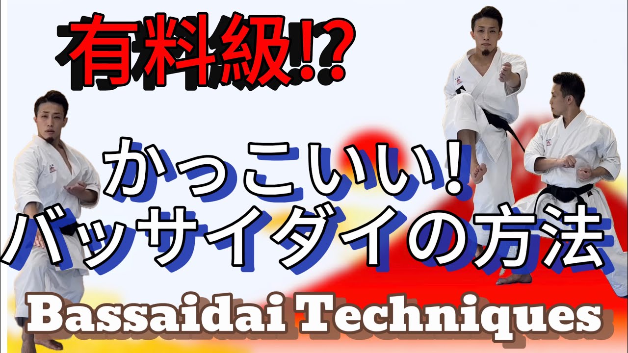 Ryusensei karate バッサイダイテクニック　Bassaidai Techniques Kihon  空手　形　kata りゅう先生　りゅうチューブ　ryutube