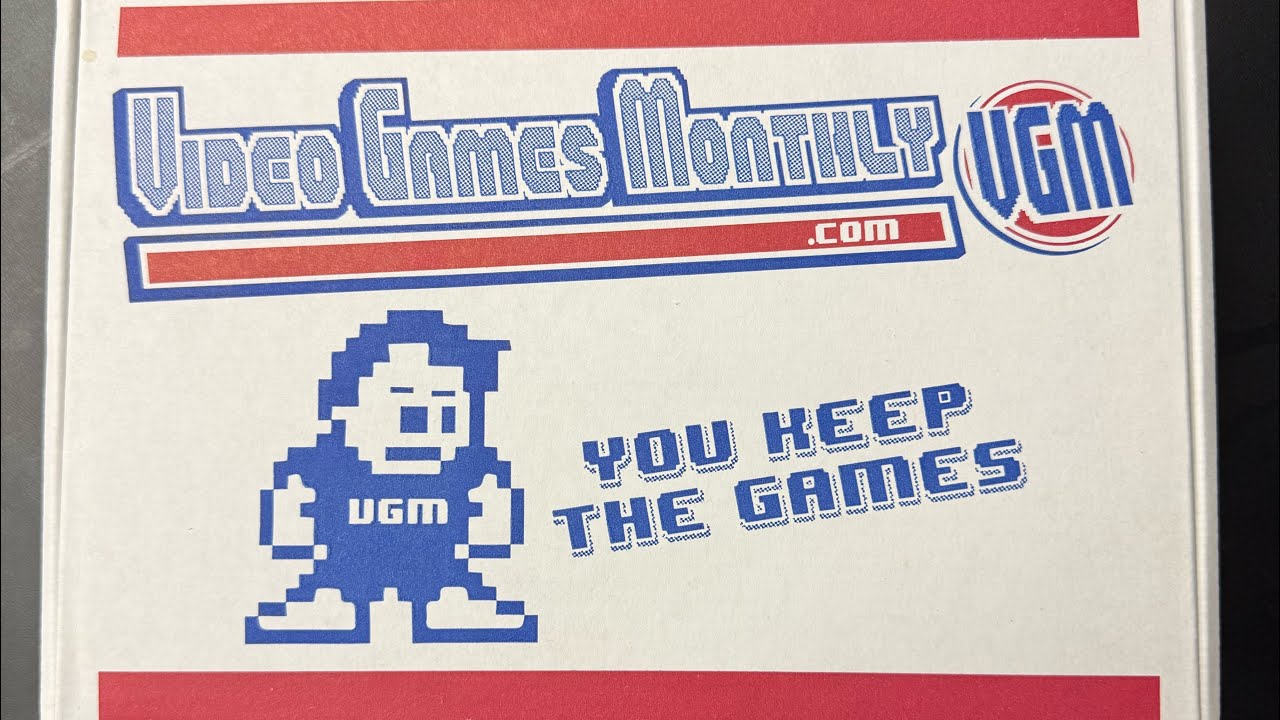I apologize…for this drunk edition of Video Games Monthly unboxing. 