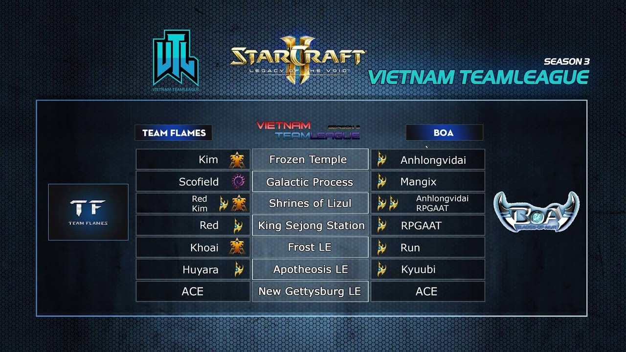 VTL SS2: Team Flames vs BoA