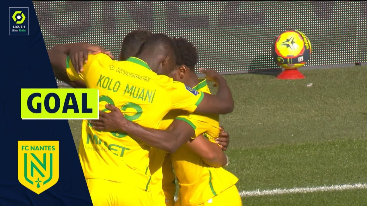 Goal Moses SIMON (62' - FCN) STADE DE REIMS - FC NANTES (3-1) 21/22