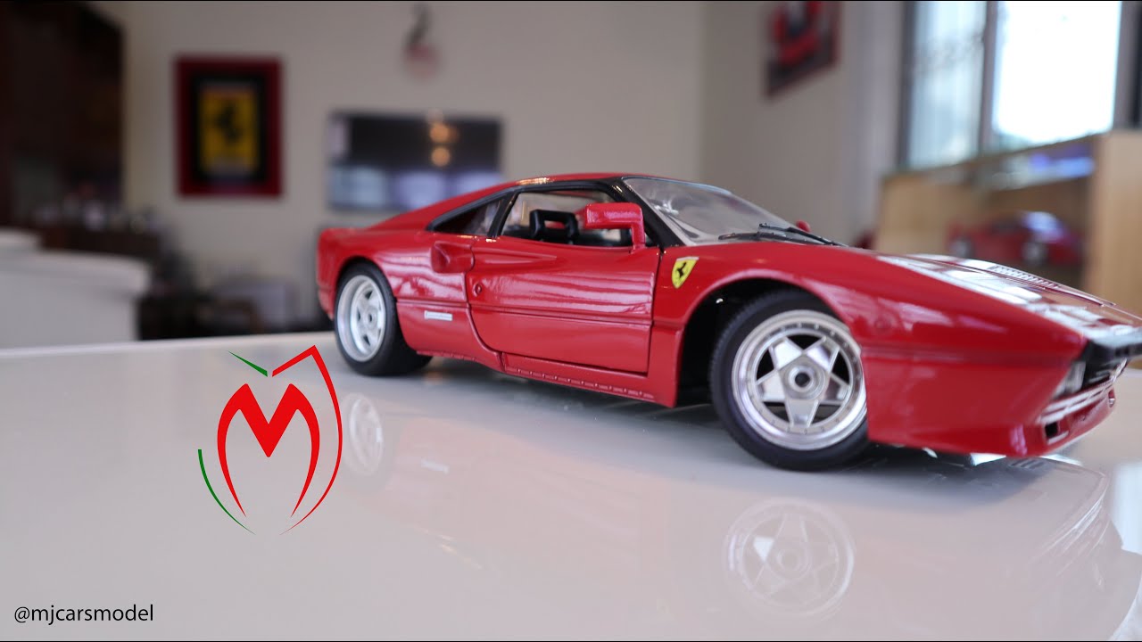 Ferrari 288 GTO By Hotwheels in 1/18 scale model.