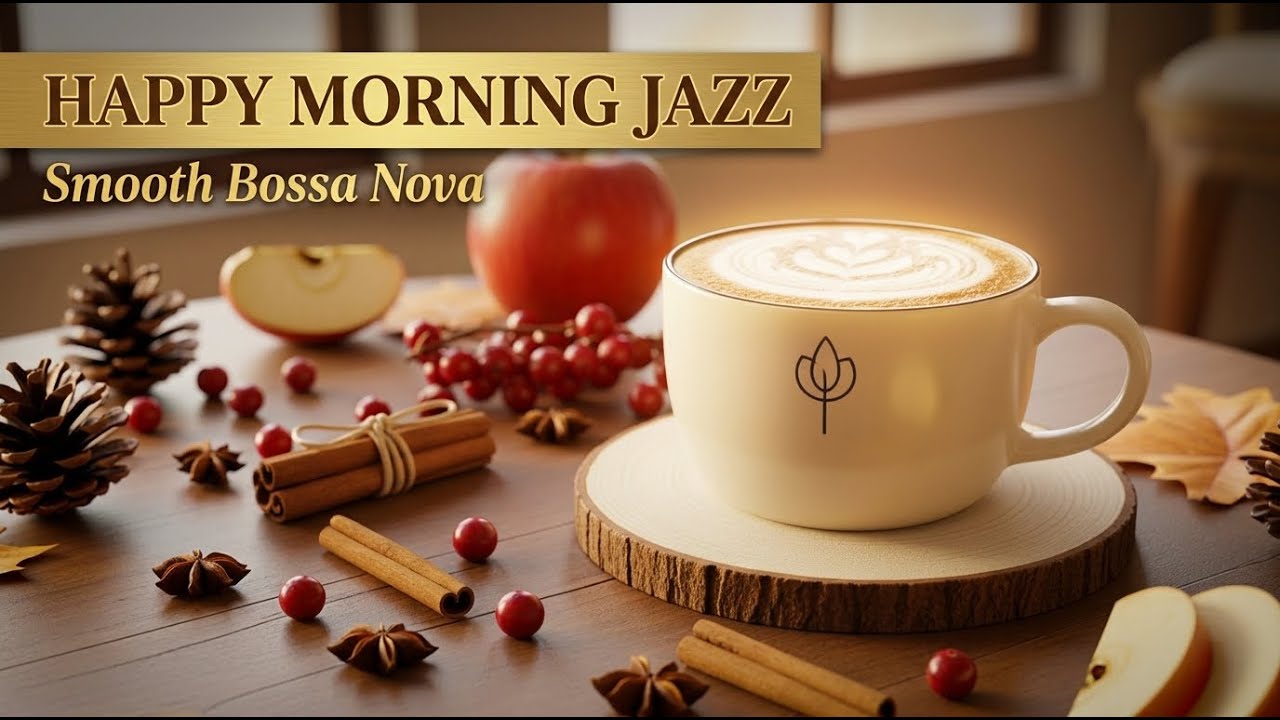 Happy Morning Jazz☕ March Bossa Nova Instrumental & Relaxing Jazz Cafe Music for Studying