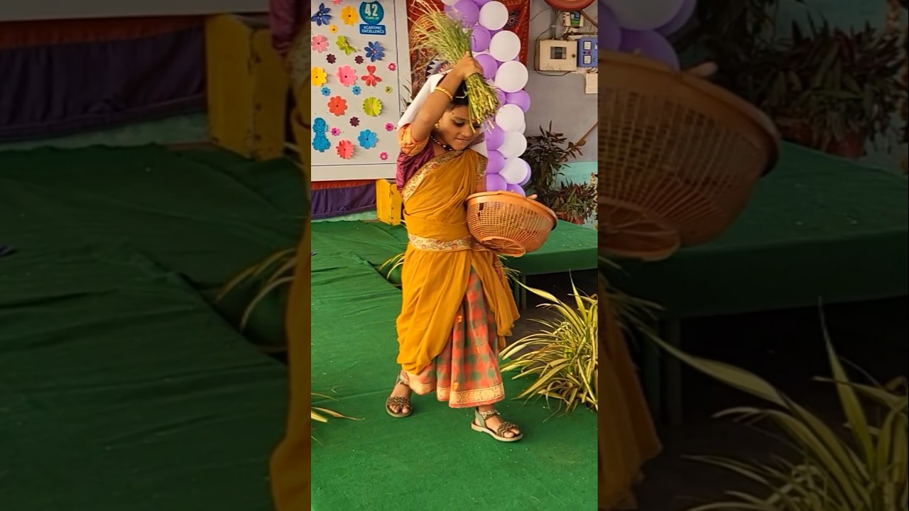 Kids Lady Farmer Fancy Dress Competition Ravindra Bharathi School 