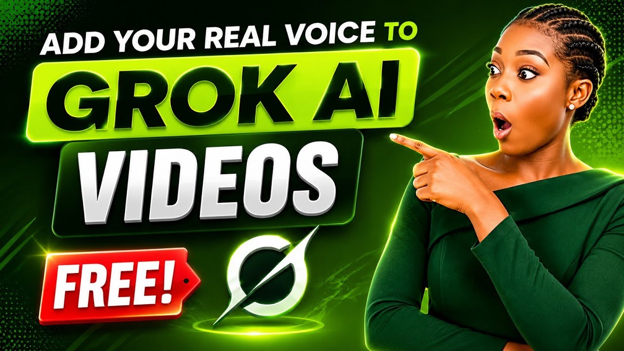 How to Add Your REAL Voice to Grok AI Videos (No Reused Content) | DreamFace Tutorial