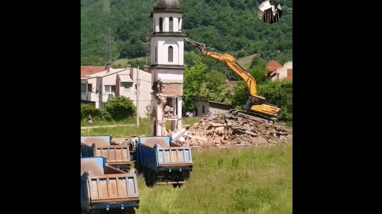 Ru&scaron;enje Crkve u Konjević polju (STRA&Scaron;NO)