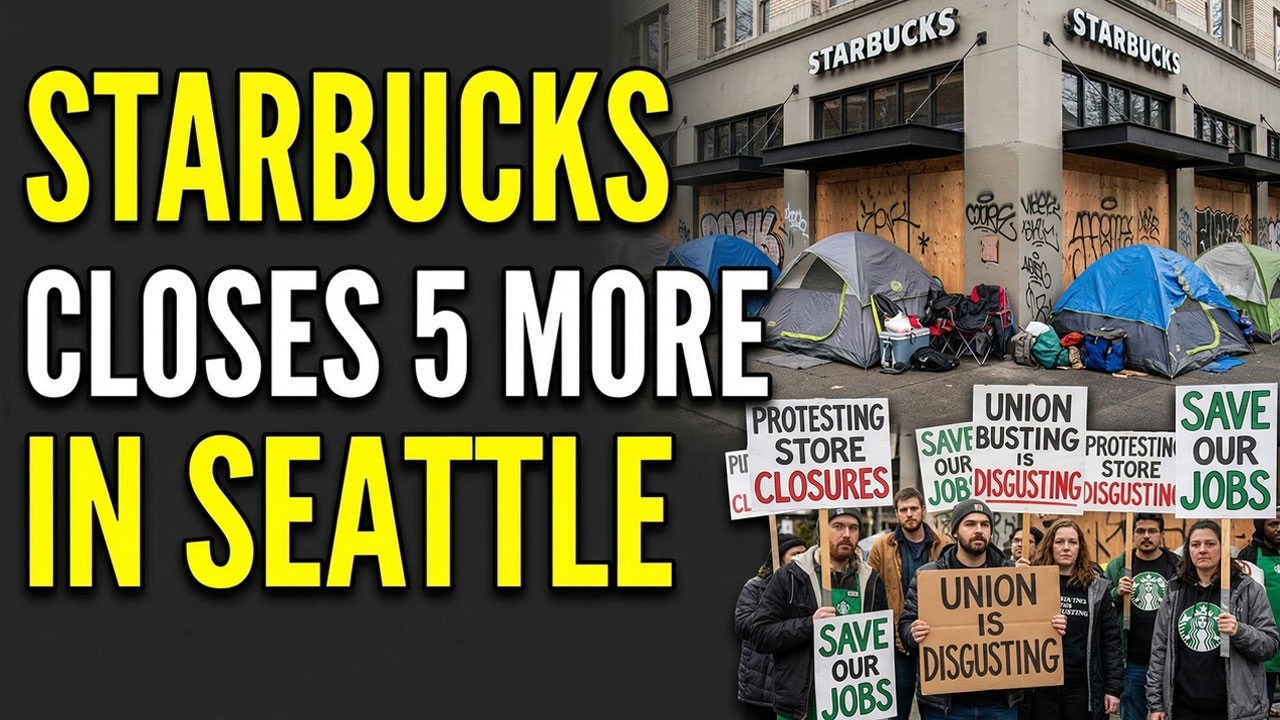 Woke Wages KILL Jobs: Starbucks CLOSES 5 MORE Seattle Union Stores