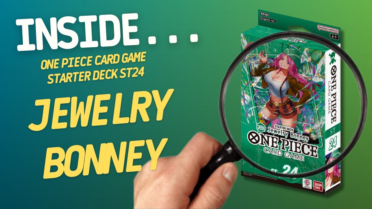 One Piece Card Game Starter Deck Green Jewelry Bonney ST24 | Inside with Jo&atilde;o Ricardo Ep775
