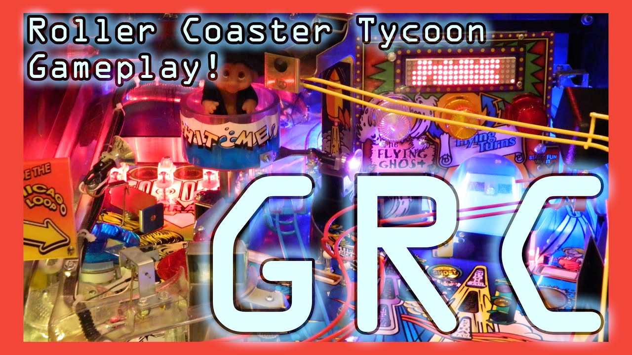 ROLLER COASTER TYCOON Pinball Machine ~ GRC Gameplay Archive ~ MAT Scores 11,534,980