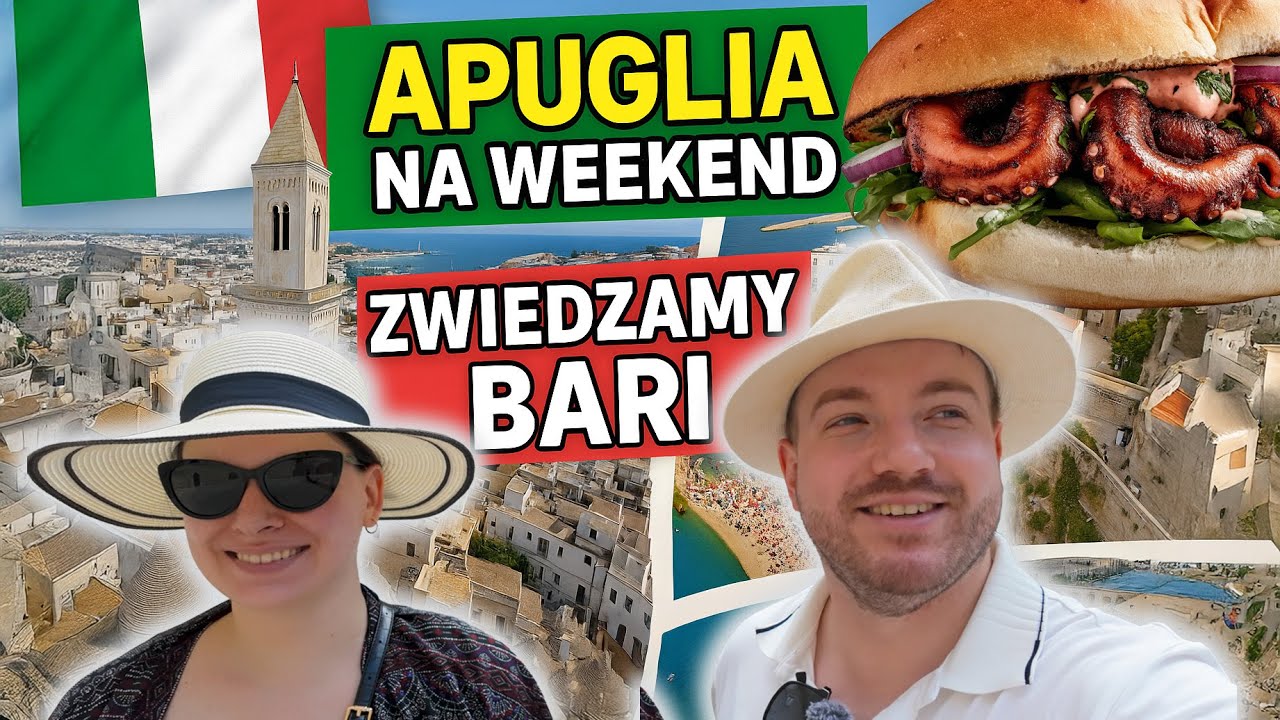 Apulia na Weekend 🇮🇹 Bari, Polignano, Alberobello i Matera | Najpiękniejsze miejsca, kuchnia i plaże