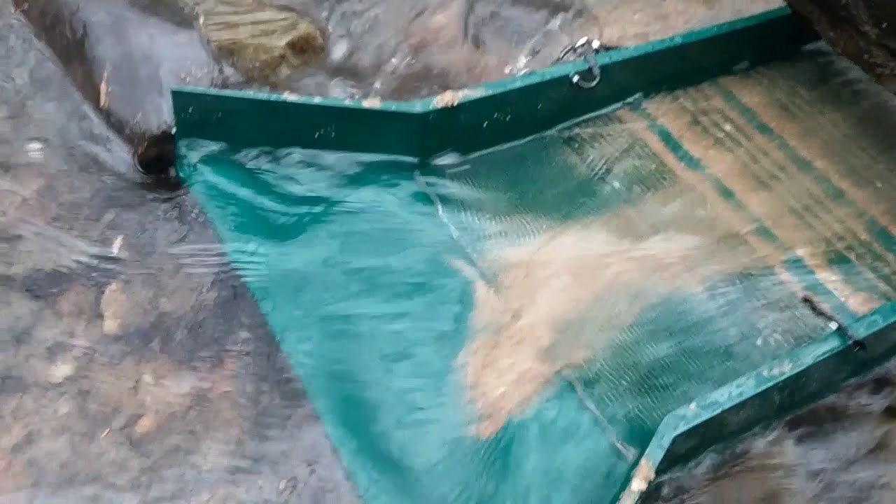 Trying out a new Sluice Box (ASR/SE Sluice box)
